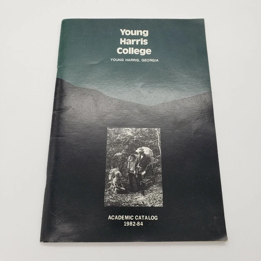 1982-1984 Young Harris College Catalog of All Graduates, Professors, & Academics